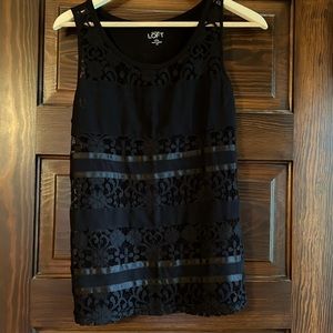 Ann Taylor Loft Black Tank Top